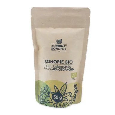 Økologisk hamp - tørrede blomsterstande 8% CBDA/CBD